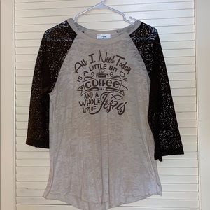 Women’s Coffee and Jesus Shirt